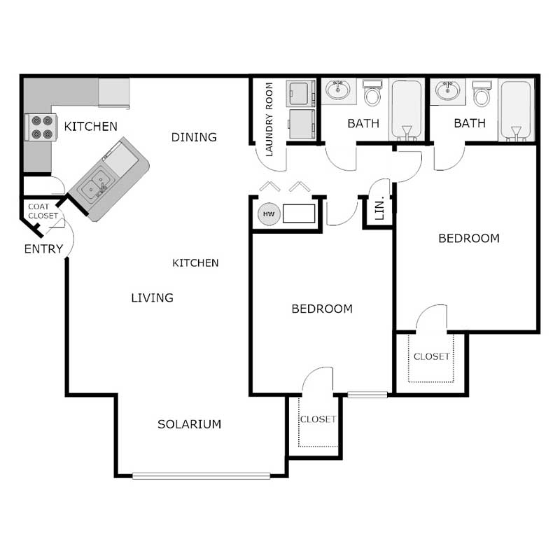 Floor Plans - Sable Point Apartments - Hurricane, WV - A PRE/3 Property